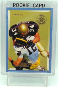 1993 Fleer Chad Brown RC #28 (1)