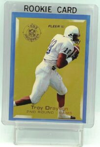 1993 Fleer Troy Drayton RC #22 (1)