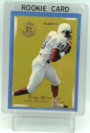1993 Fleer Troy Drayton RC #22 (1)