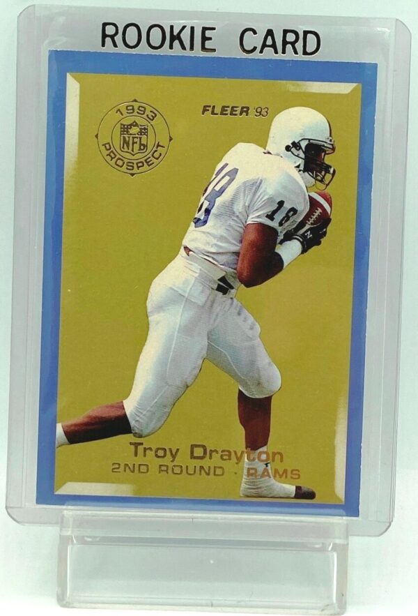 1993 Fleer Troy Drayton RC #22 (1)