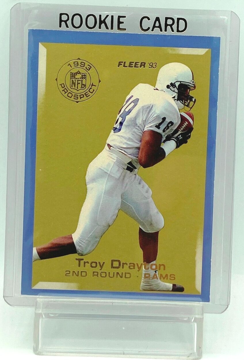 1993 Fleer Troy Drayton RC #22 (1)