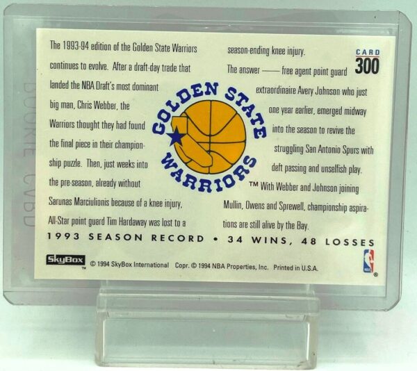1993 Skybox Chris Webber RC #300 (2)