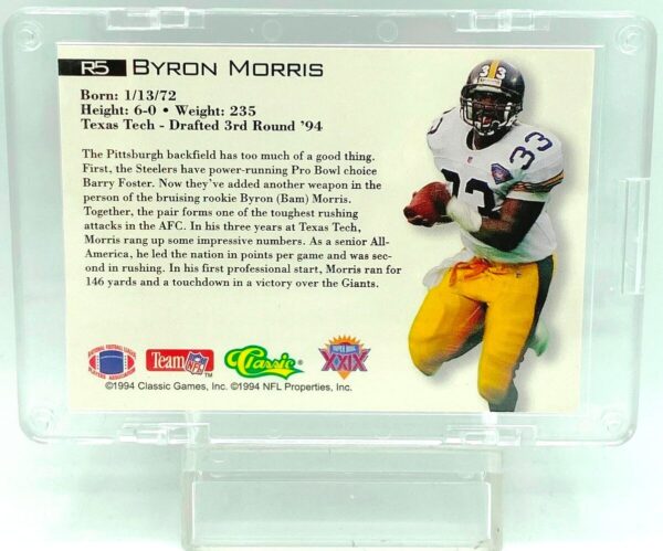 1994 Classic NFL Rookie Byron Morris #R5 (2) 1994 Classic NFL Rookie Byron Morris #R5 (2)