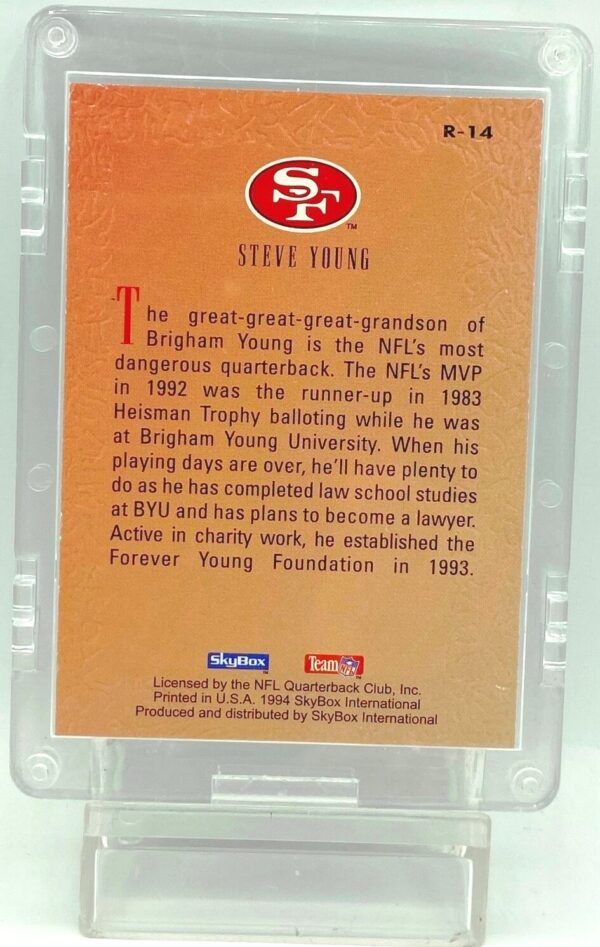 1994 Skybox Premium Steve Young R-14 (2)