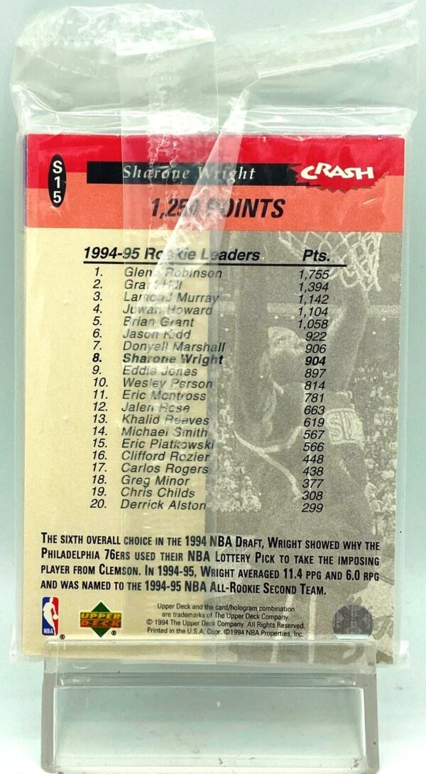 1994 UD 1250 Pts Gold Crashed The Game (2)