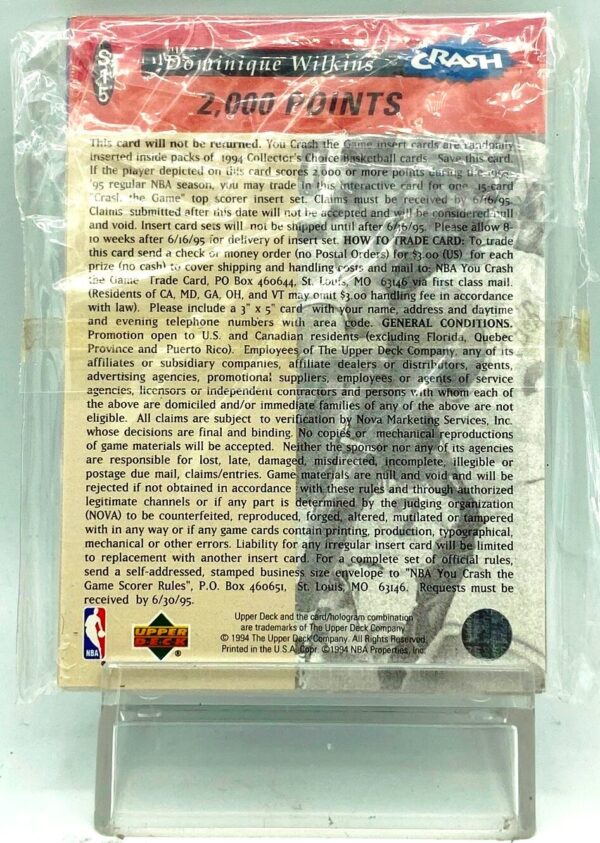 1994 UD 2000 Pts Blue Crashed The Game (2)