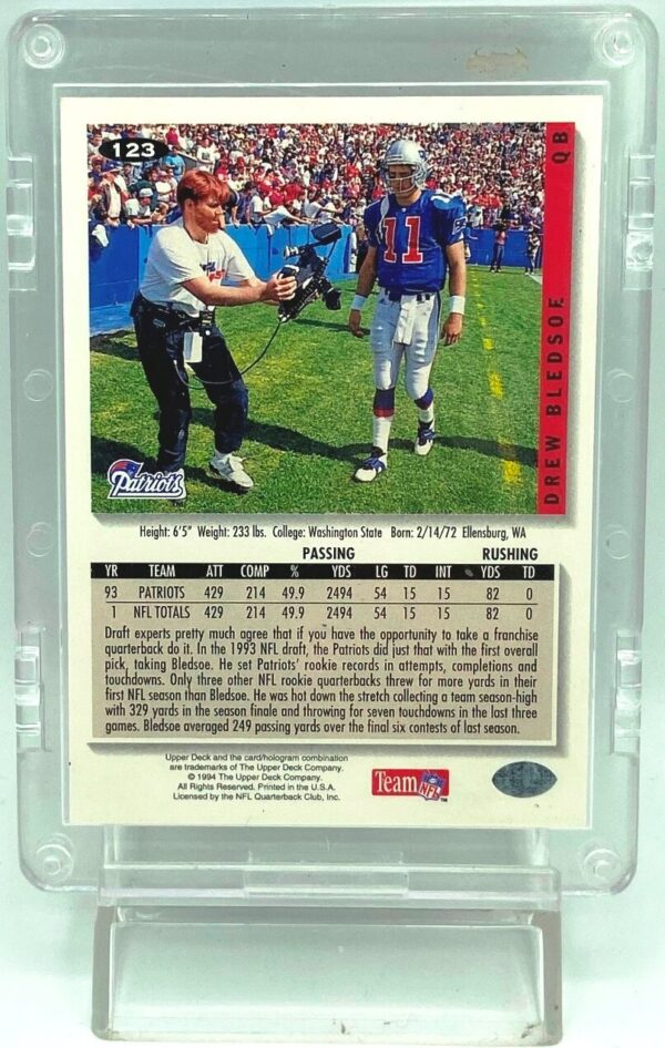 1994 UD CC Drew Bledsoe #123 (2)