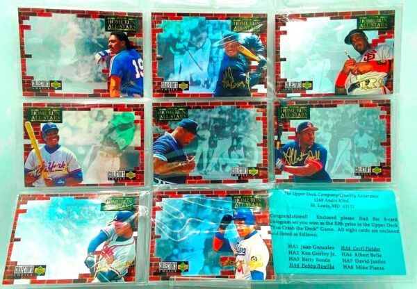 1994 UD Crashed The Deck 8-Card Set (5)