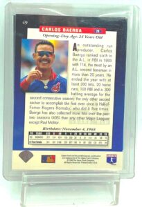 1994 UD FN Carlos Baerga #49 (2)