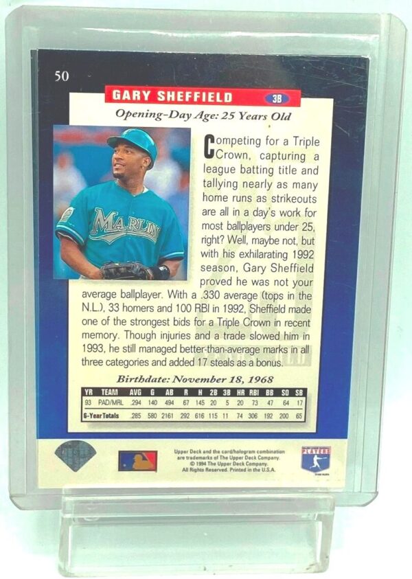 1994 UD FN Gary Sheffield #50 (2)