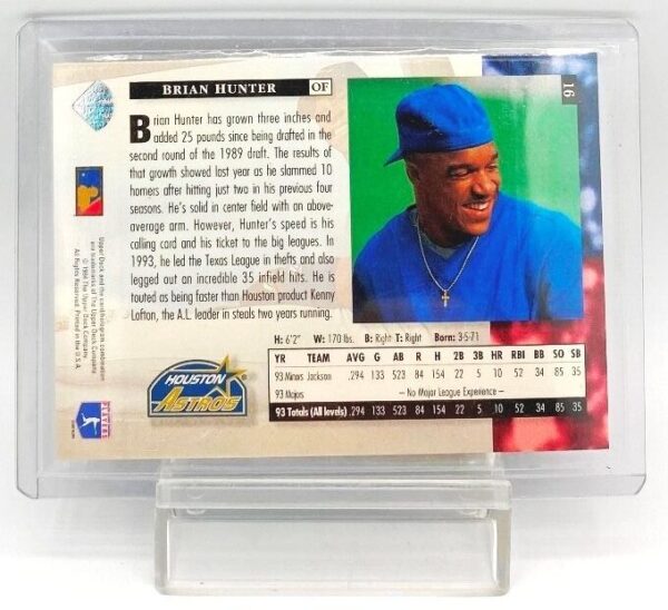 1994 UD SR Brian Hunter RC #16 (5)