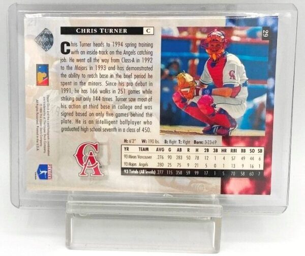 1994 UD SR Chris Turner RC #29 (5)