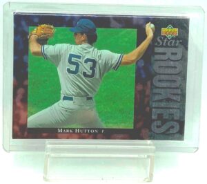 1994 UD SR Mark Hutton RC #18) (1)