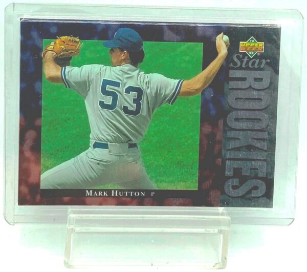 1994 UD SR Mark Hutton RC #18) (1)