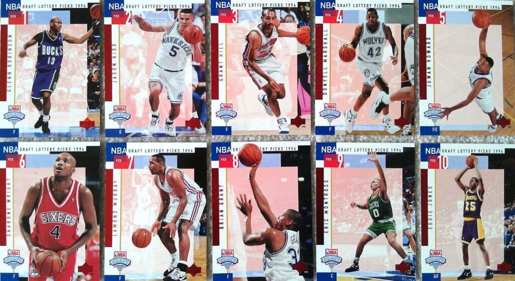 1994 Upper Decks NBA Draft Lottery Picks (A)
