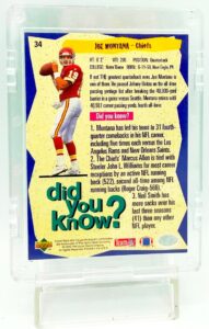 1995 Collector's Choice Joe Montana #34 (2)
