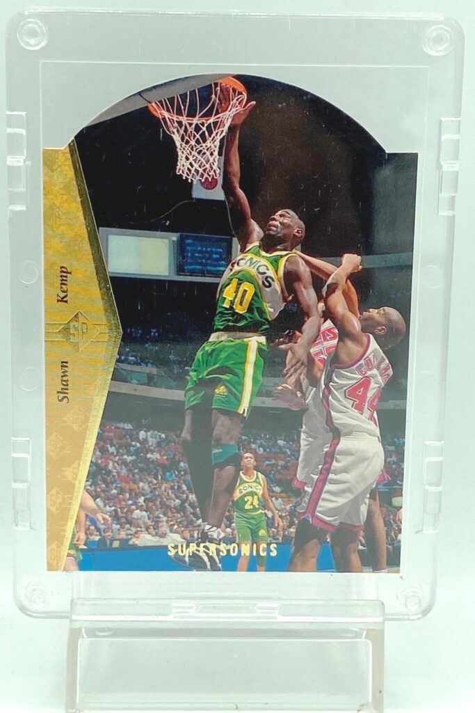 Vintage 199495 Upper Deck SP DieCut Shawn Kemp Card D151 Supersonics