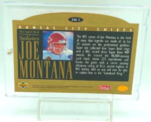 1995 Upper Deck SP Joe Montana #JM1 (3)