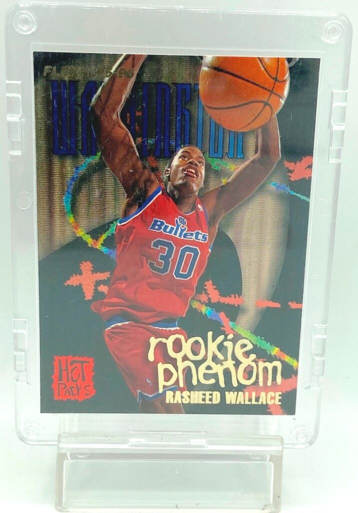 1996 Fleer HP RC Rasheed Wallace #10 (1)