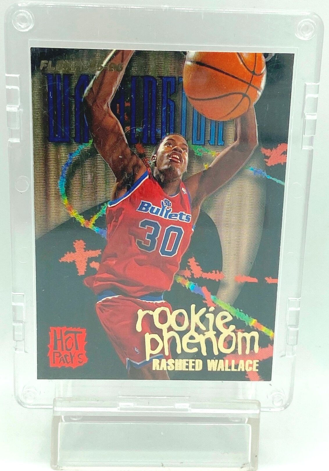1996 Fleer HP RC Rasheed Wallace #10 (1)
