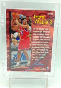 1996 Fleer HP RC Rasheed Wallace #10 (2)