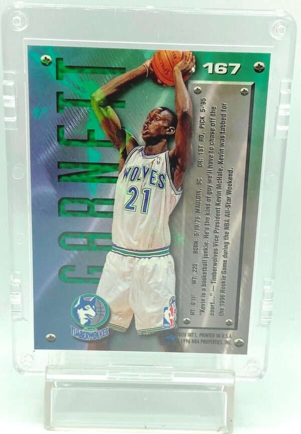 1996 Fleer RC Metal Kevin Garnett #167 (2) 1996 Fleer RC Metal Kevin Garnett #167 (2)