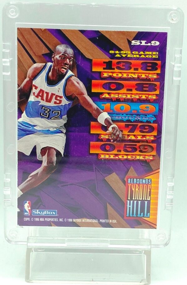 1996 Hoops Rebounds Tyrone Hill SL9 (2) 1996 Hoops Rebounds Tyrone Hill SL9 (2)