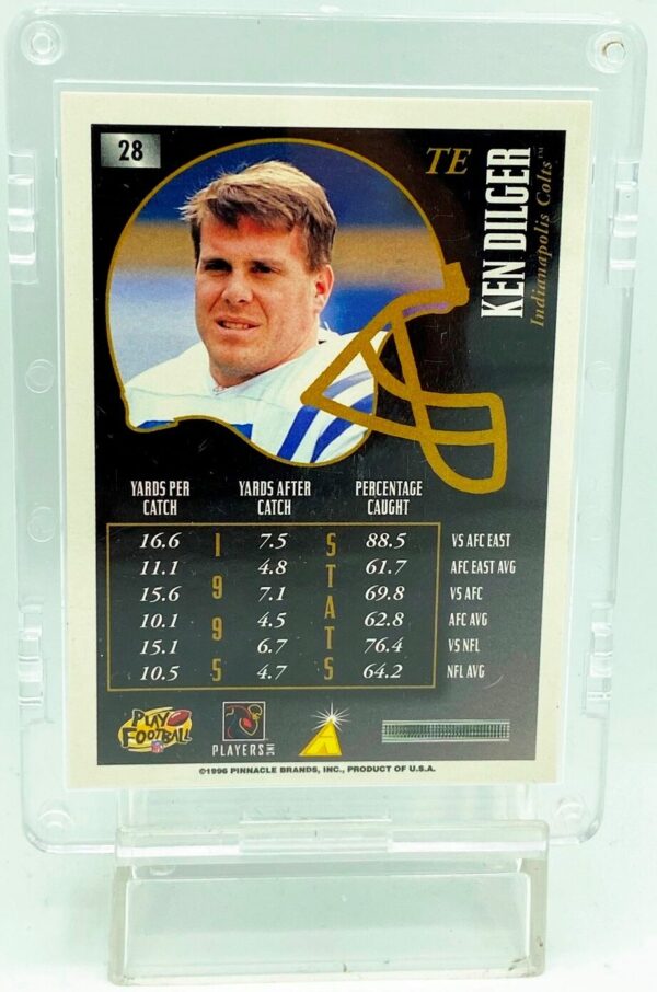 1996 Pinnacle Summit Ken Dilger #28 (3)