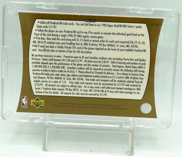 1996 Predictor Allen Iverson #P14 (2)