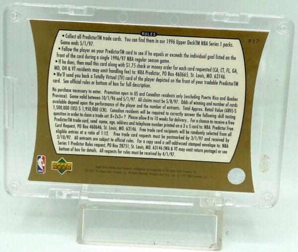 1996 Predictor Marcus Camby #P17 (2)