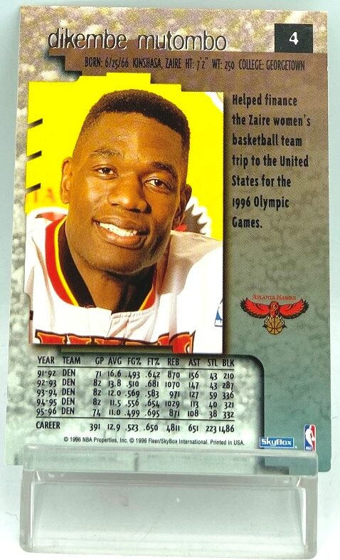 1996 Skybox SLU Card Dikembe Mutombo (2)