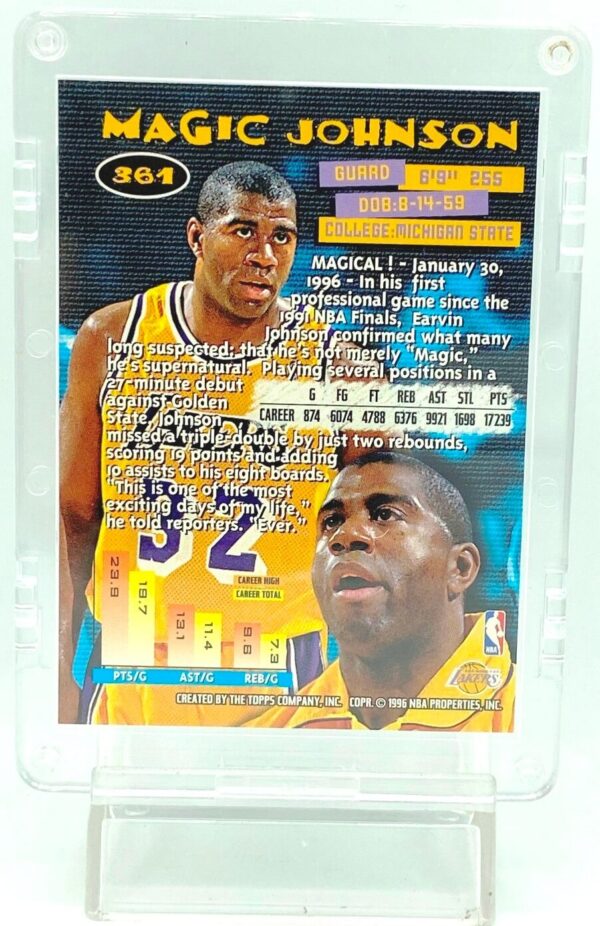 1996 TSC Magic Johnson #361 (2)