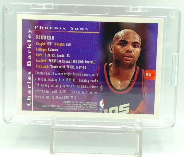 1996 Topps Finest Charles Barkley #M6 (2) 1996 Topps Finest Charles Barkley #M6 (2)