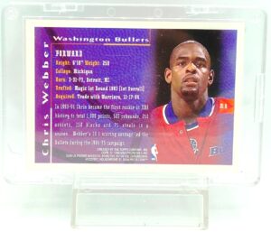 1996 Topps Finest Chris Webber #M8 (2)