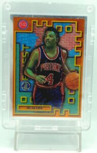 1996 Topps Finest Clear Joe Dumars #M25 (1)