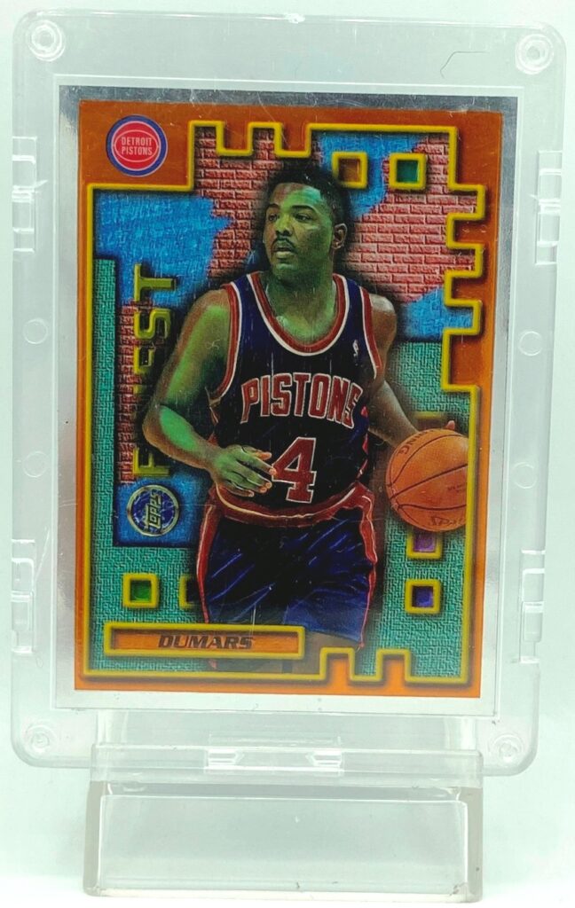 1996 Topps Finest Clear Joe Dumars #M25 (1)