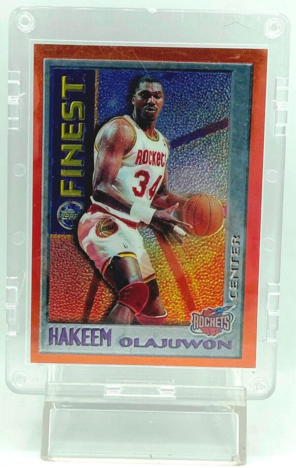 1996 Topps Finest Hakeem Olajuwon #M21 (1)