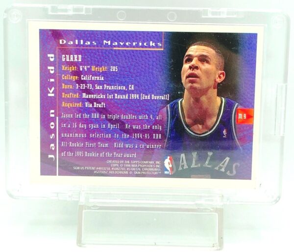 1996 Topps Finest Jason Kidd #M9 (2) 1996 Topps Finest Jason Kidd #M9 (2)