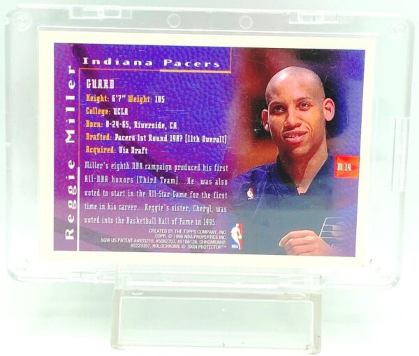 1996 Topps Finest Reggie Miller #M14 (2)