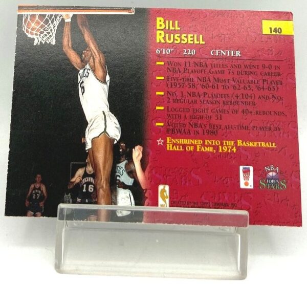 1996 Topps SLU Card Bill Russell (2) 1996 Topps SLU Card Bill Russell (2)