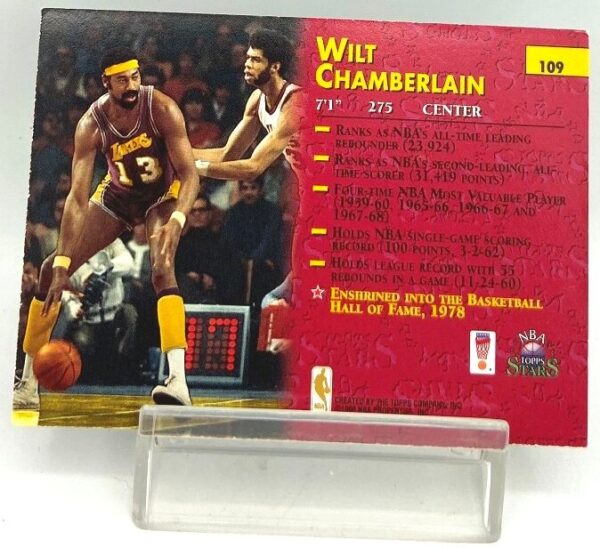 1996 Topps SLU Card Wilt Chamberlain (2)