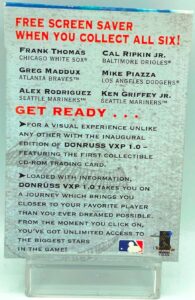 1997 Donruss CD Card Alex Rodriguez (4)