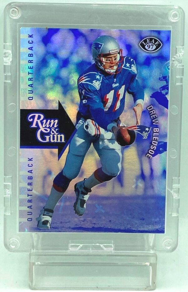 1997 Leaf Run & Gun Drew Bledsoe #4-18 (1)