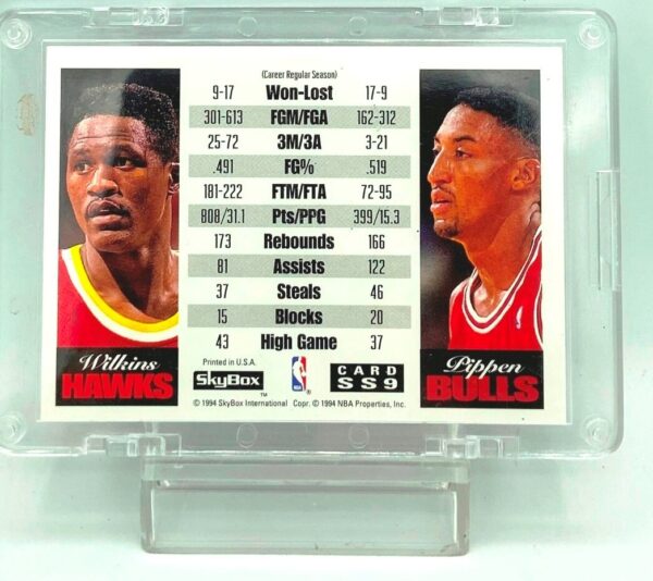 1998 Skybox SD Wilkins VS Pippen SS9 (2) 1998 Skybox SD Wilkins VS Pippen SS9 (2)