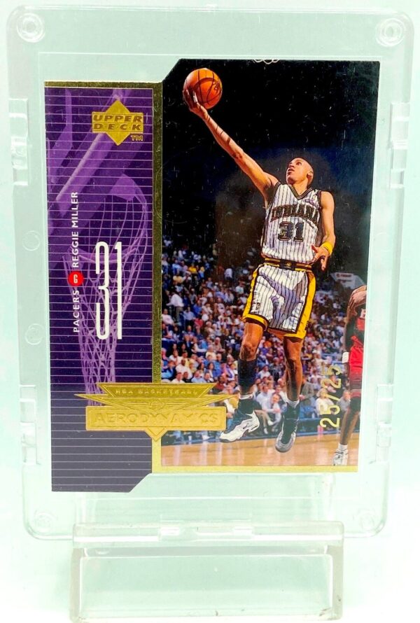 1998 UD Aerodyna Gold Reggie Miller #A18 (2)