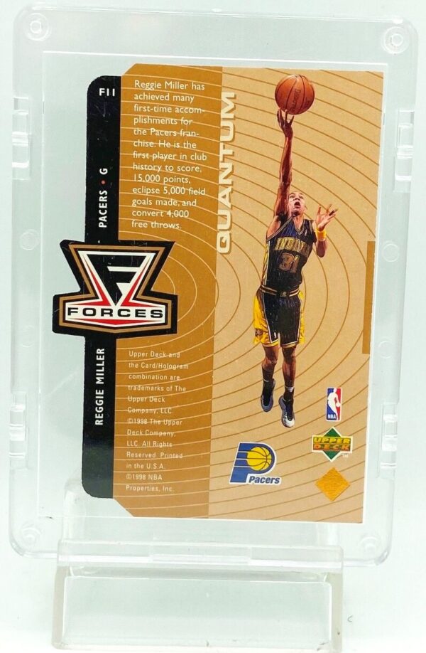 1998 UD FForces Quantum Reggie Miller F11(2) 1998 UD FForces Quantum Reggie Miller F11(2)