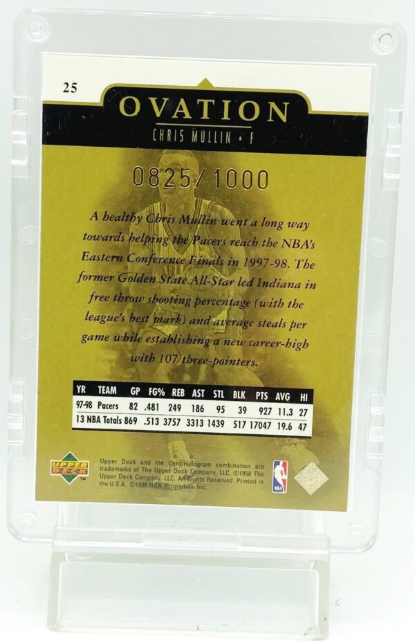 1998 UD Ovation Gold Chris Mullin #25 (2) 1998 UD Ovation Gold Chris Mullin #25 (2)