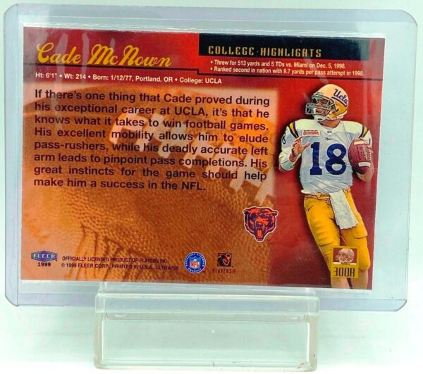 1999 Fleer Cade McNown RC #300A (2) 1999 Fleer Cade McNown RC #300A (2)