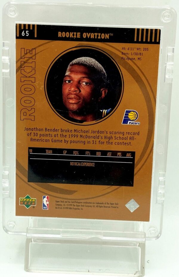 1999 Ovation Rookie Jonathan Bender #99 (2)