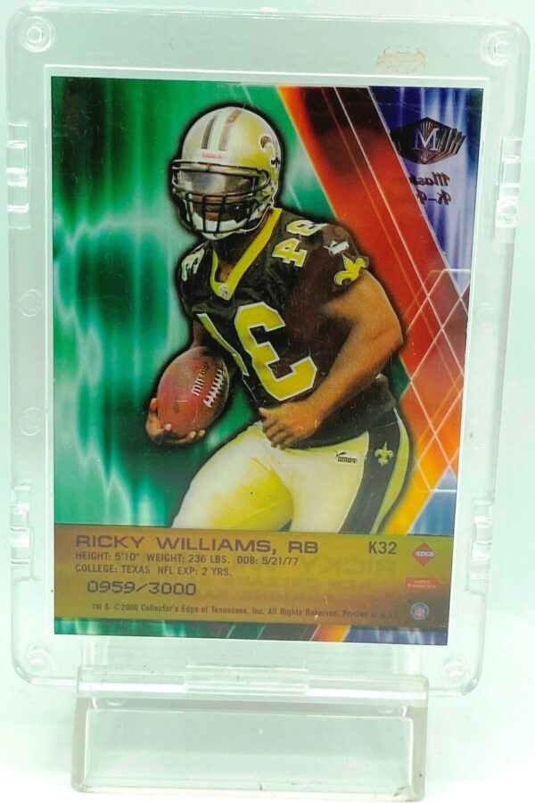 2000 Edge K-Klub Ricky Williams #K32 (2) 2000 Edge K-Klub Ricky Williams #K32 (2)